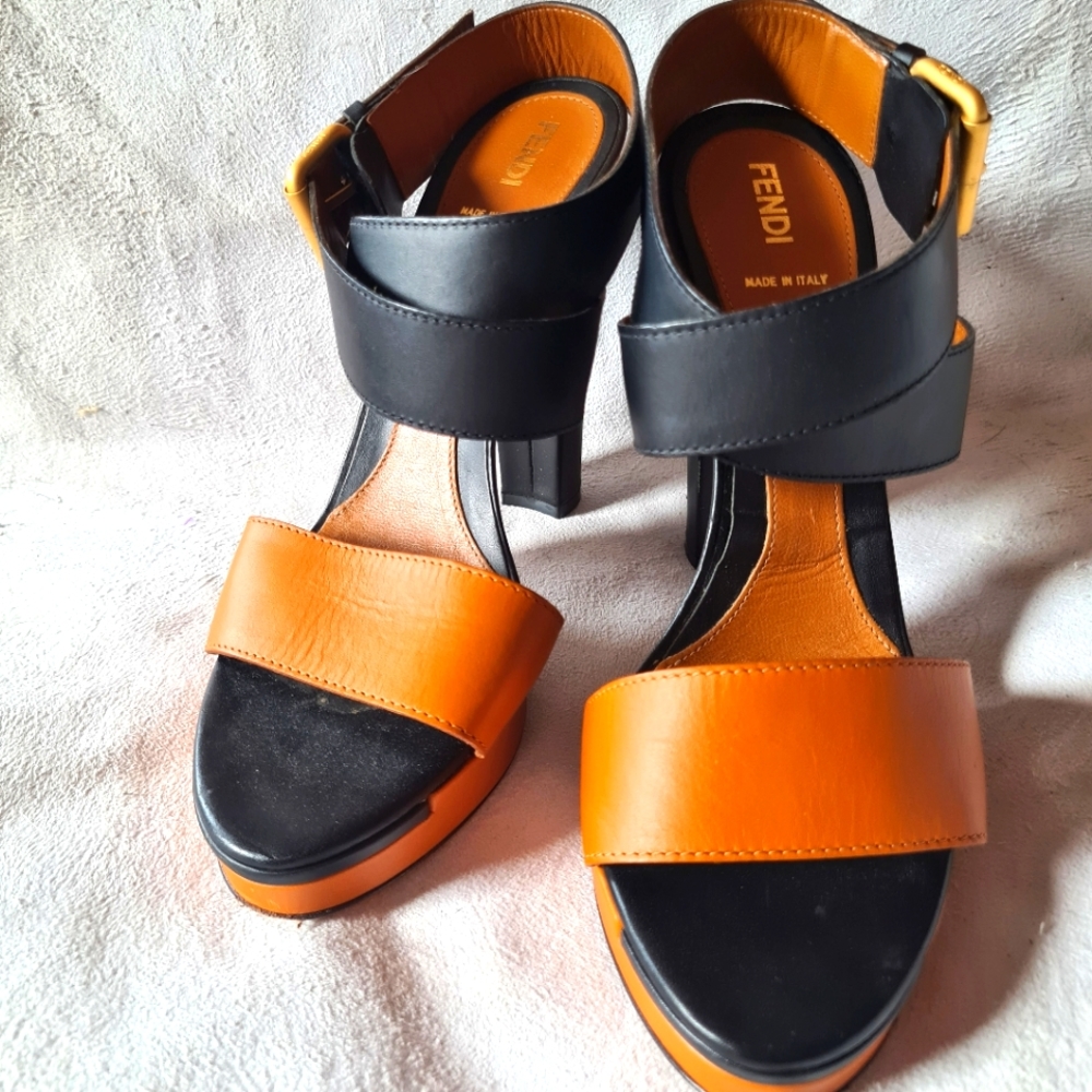 FENDI ankle-wrap sandal